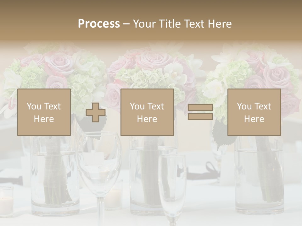 Married Marriage Dining PowerPoint Template