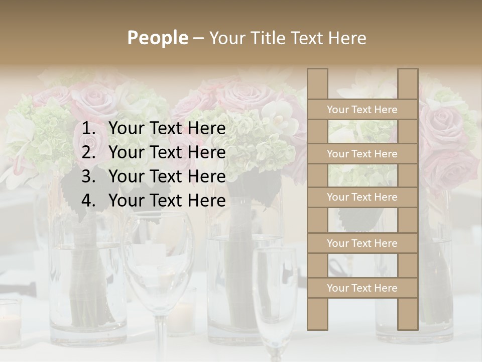 Married Marriage Dining PowerPoint Template