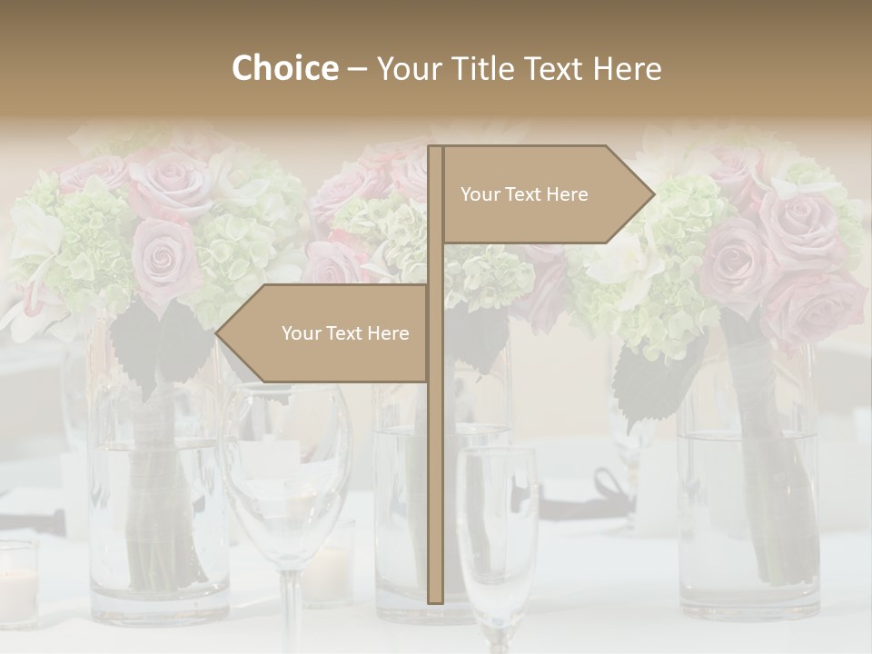 Married Marriage Dining PowerPoint Template