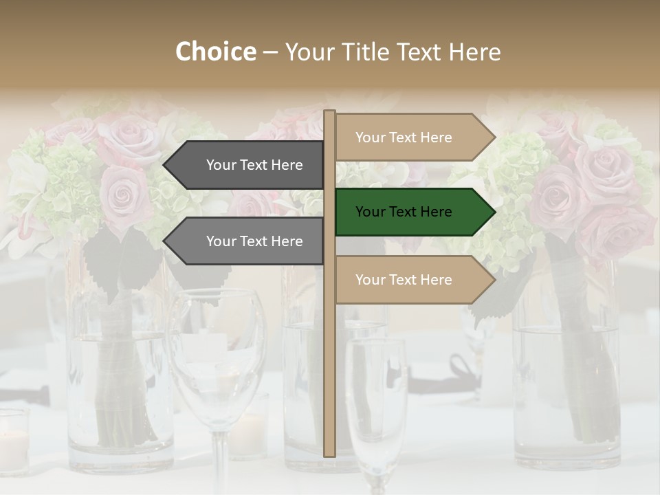 Married Marriage Dining PowerPoint Template