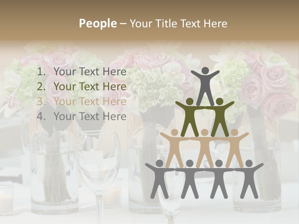 Married Marriage Dining PowerPoint Template