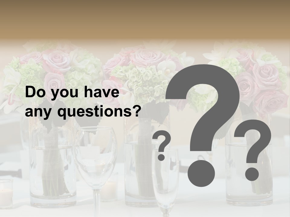 Married Marriage Dining PowerPoint Template