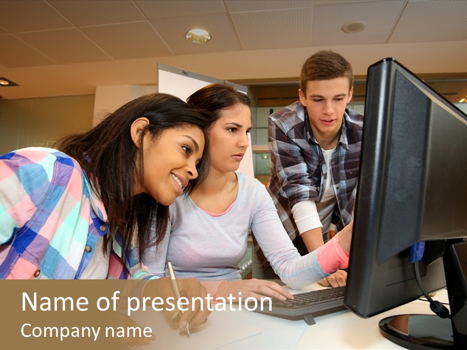 Group Education Trainee PowerPoint Template