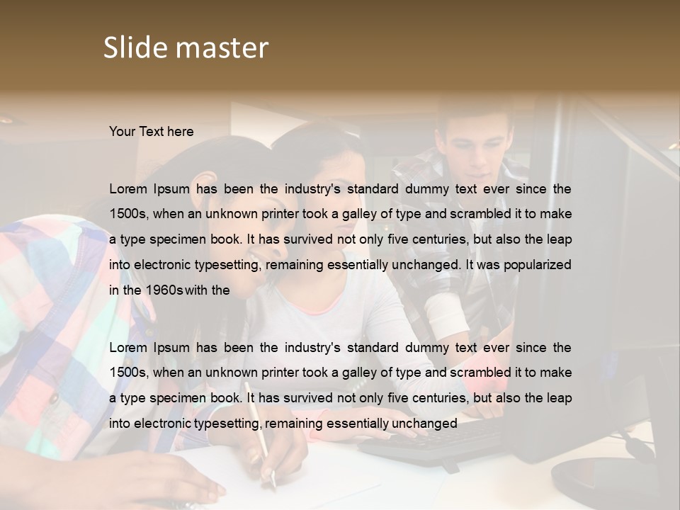 Group Education Trainee PowerPoint Template