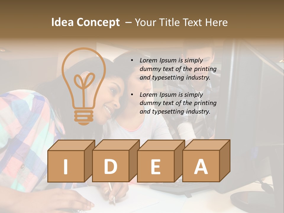 Group Education Trainee PowerPoint Template