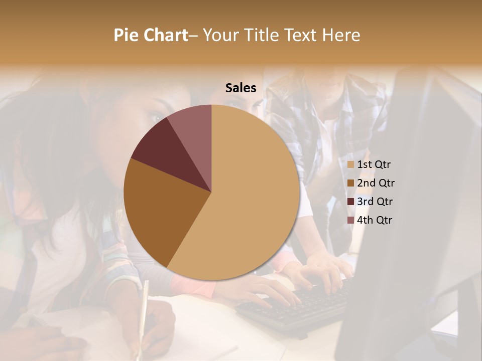 Man Helping Boy PowerPoint Template