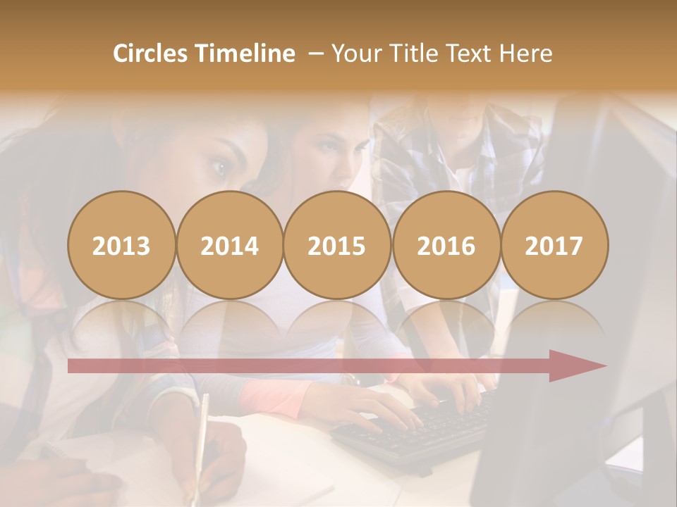 Man Helping Boy PowerPoint Template