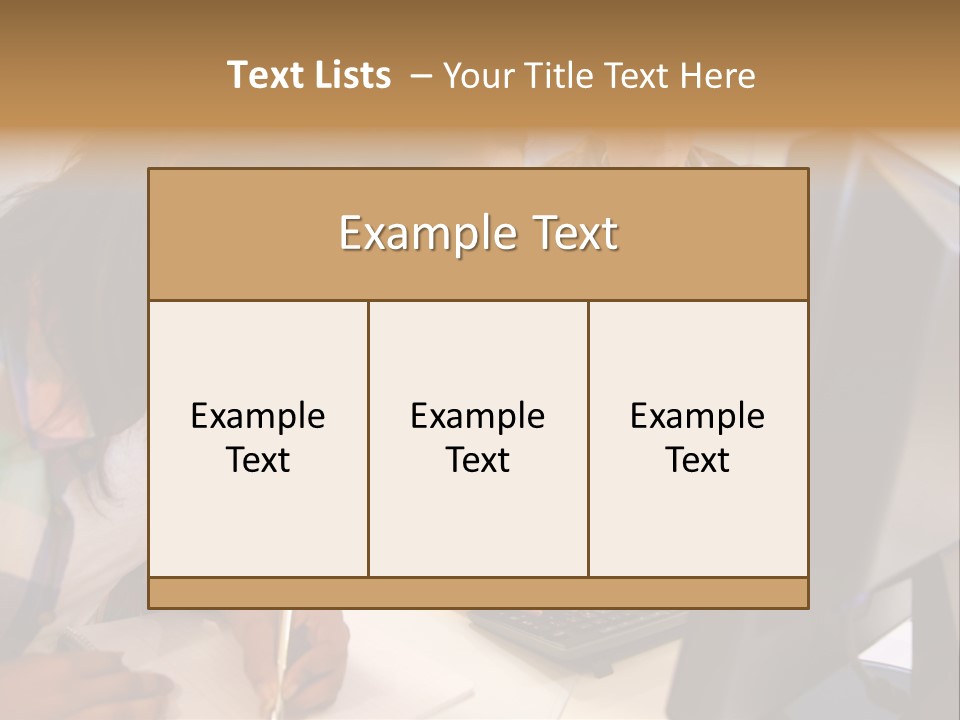 Man Helping Boy PowerPoint Template