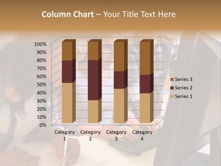 Man Helping Boy PowerPoint Template