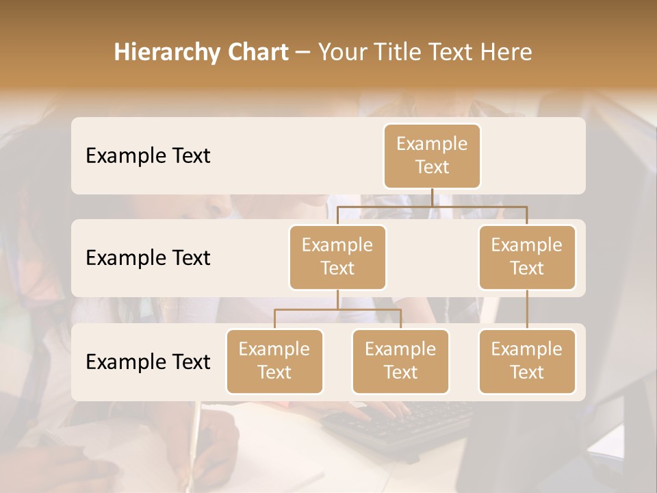 Man Helping Boy PowerPoint Template