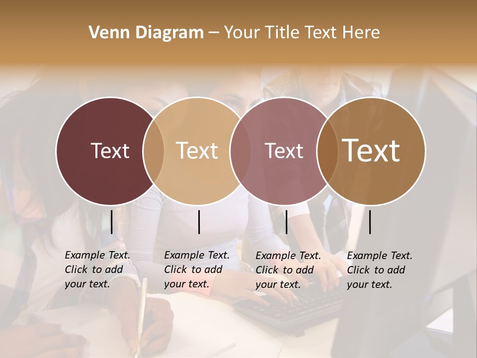 Man Helping Boy PowerPoint Template