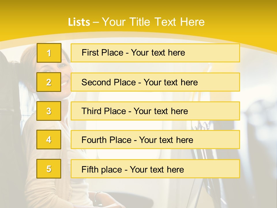 A Woman Sitting On An Airplane With A Laptop PowerPoint Template