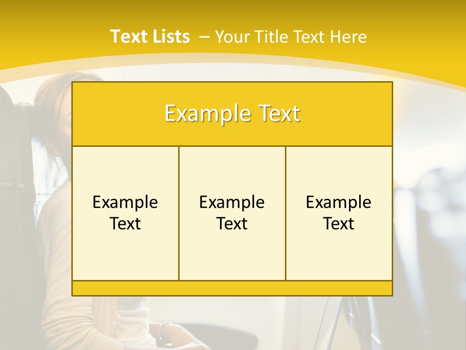 A Woman Sitting On An Airplane With A Laptop PowerPoint Template