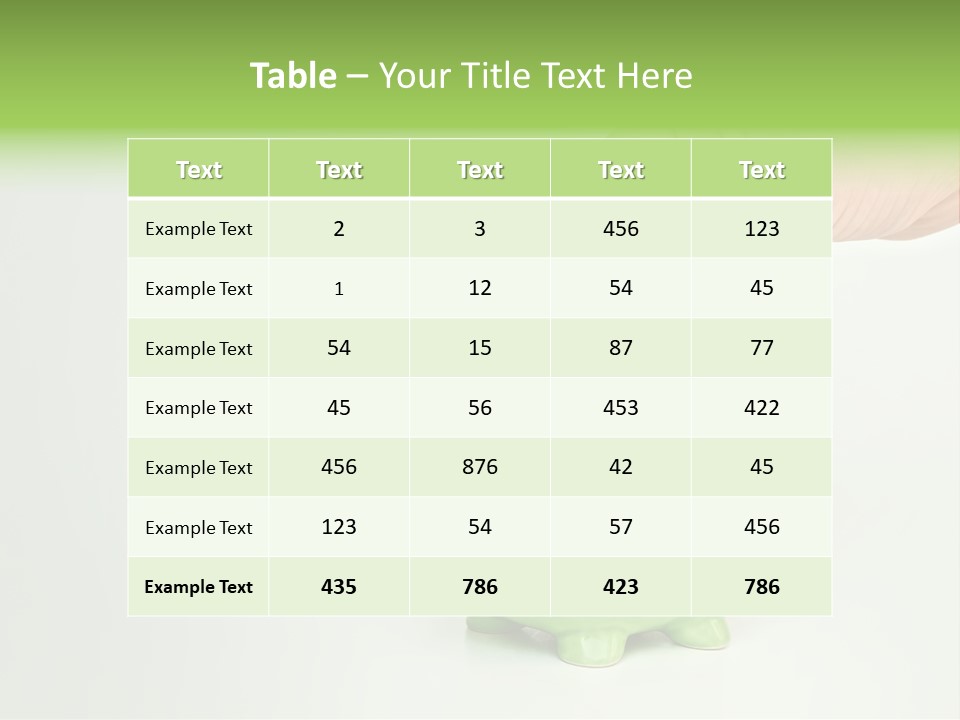 A Person Putting A Coin Into A Green Piggy Bank PowerPoint Template