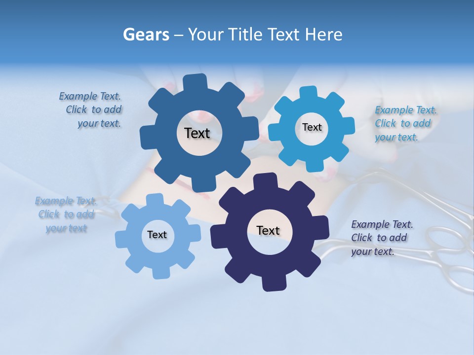 Surgery Tools Operating Theater Operating PowerPoint Template