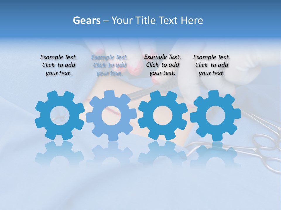 Surgery Tools Operating Theater Operating PowerPoint Template