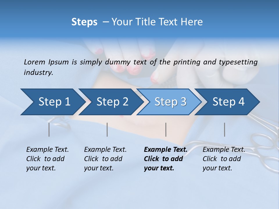 Surgery Tools Operating Theater Operating PowerPoint Template