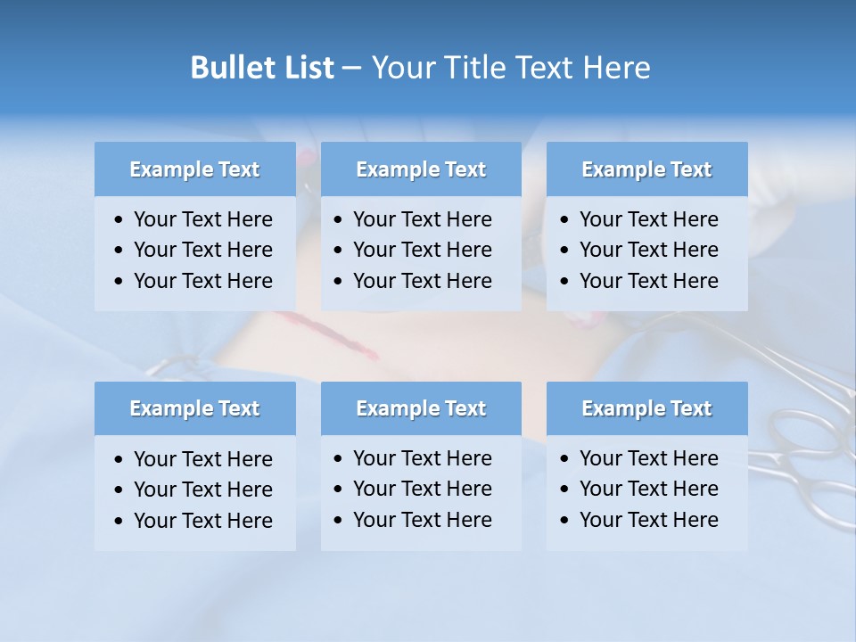 Surgery Tools Operating Theater Operating PowerPoint Template