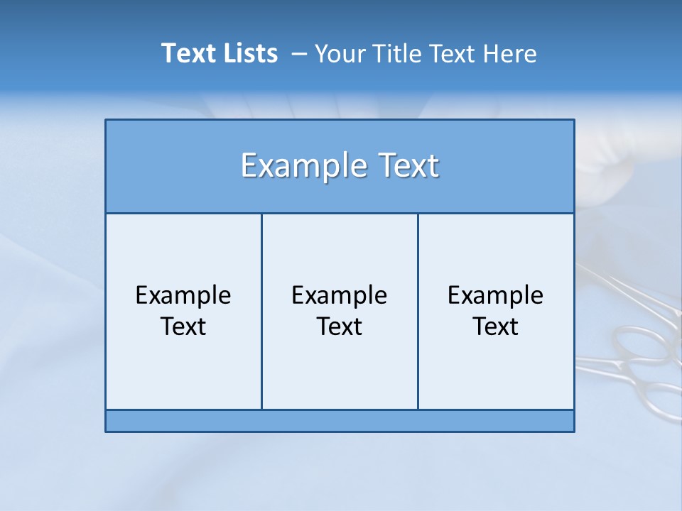 Surgery Tools Operating Theater Operating PowerPoint Template