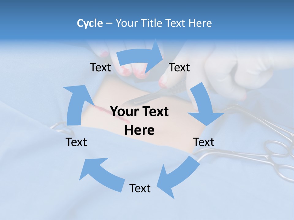 Surgery Tools Operating Theater Operating PowerPoint Template