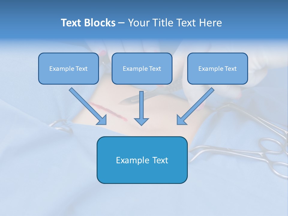 Surgery Tools Operating Theater Operating PowerPoint Template