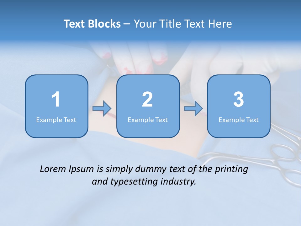 Surgery Tools Operating Theater Operating PowerPoint Template