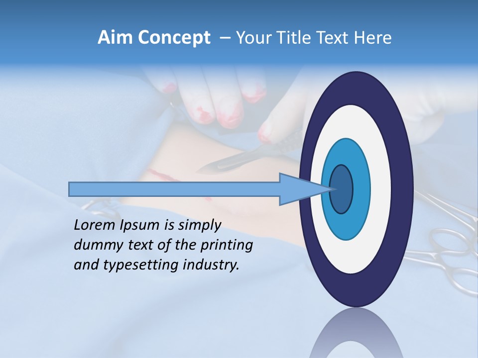 Surgery Tools Operating Theater Operating PowerPoint Template