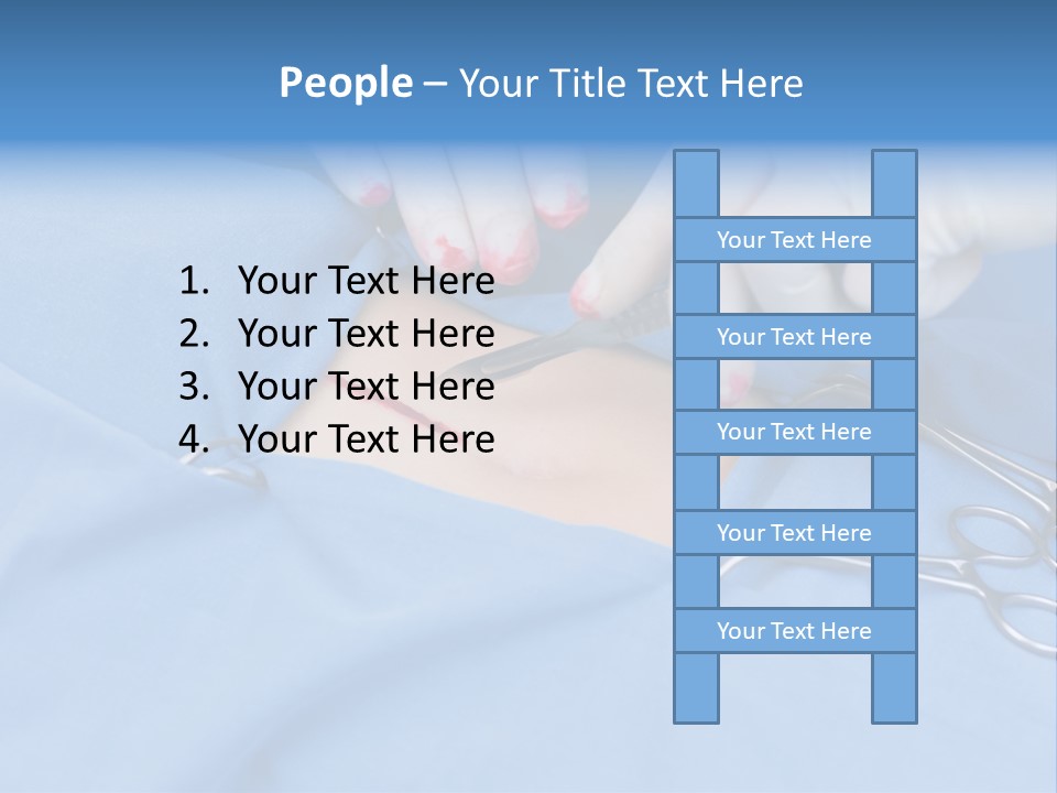 Surgery Tools Operating Theater Operating PowerPoint Template