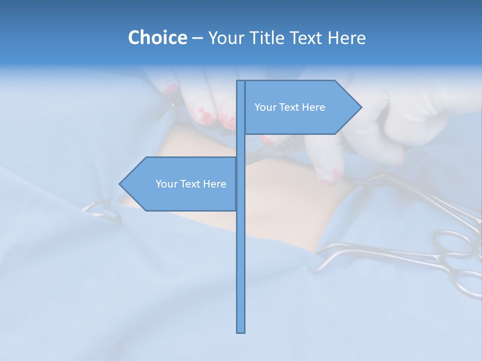 Surgery Tools Operating Theater Operating PowerPoint Template