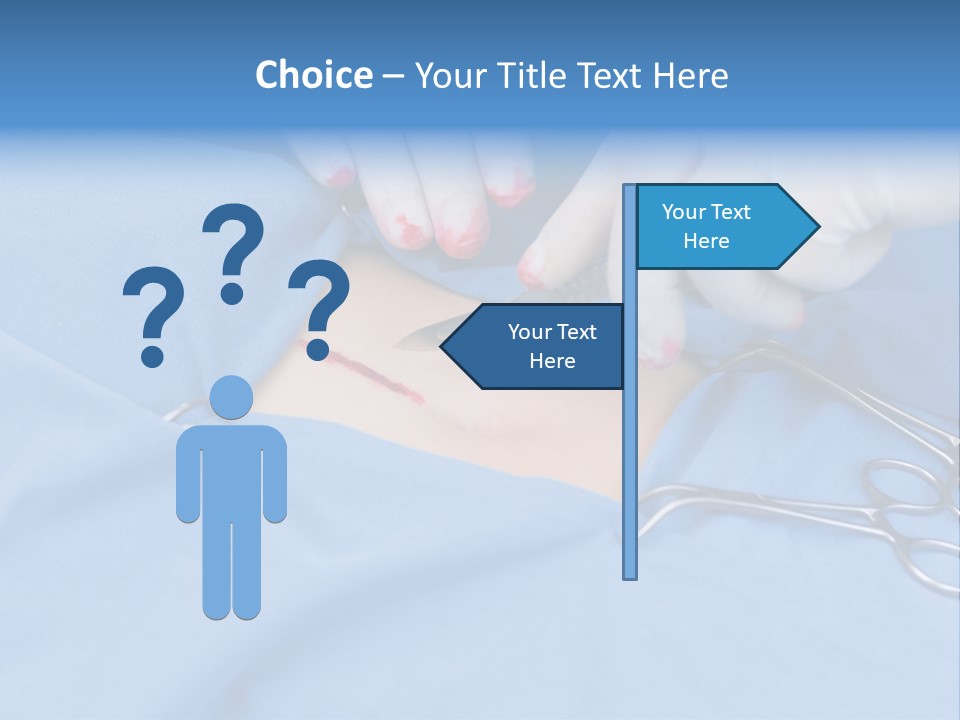 Surgery Tools Operating Theater Operating PowerPoint Template