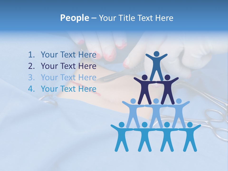 Surgery Tools Operating Theater Operating PowerPoint Template