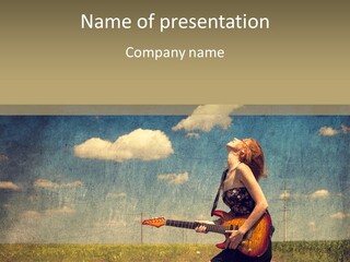 Music Clothes Keep PowerPoint Template