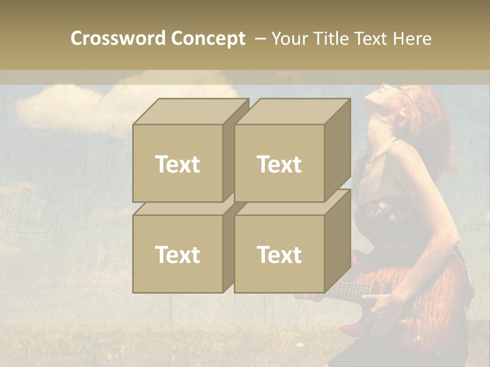 Music Clothes Keep PowerPoint Template