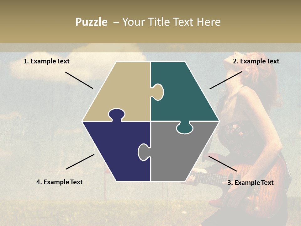 Music Clothes Keep PowerPoint Template