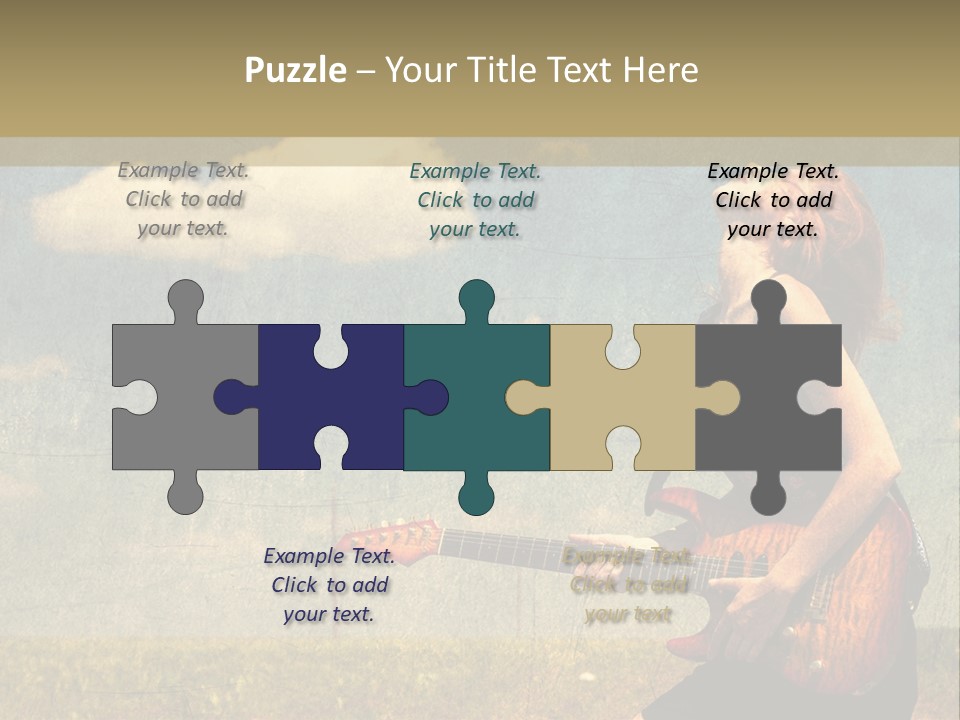 Music Clothes Keep PowerPoint Template