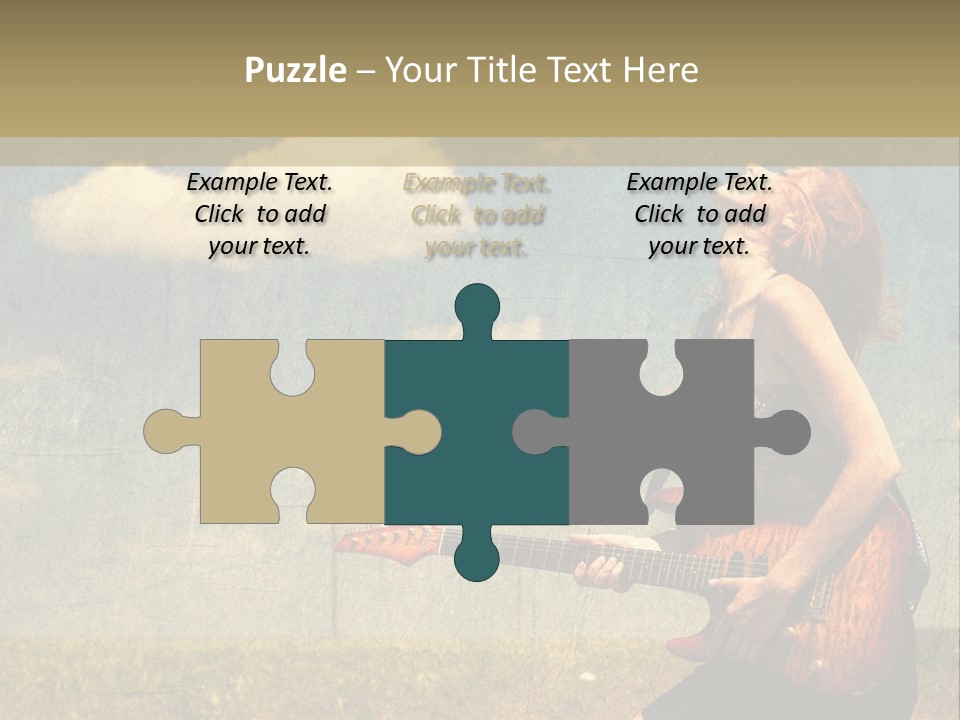 Music Clothes Keep PowerPoint Template