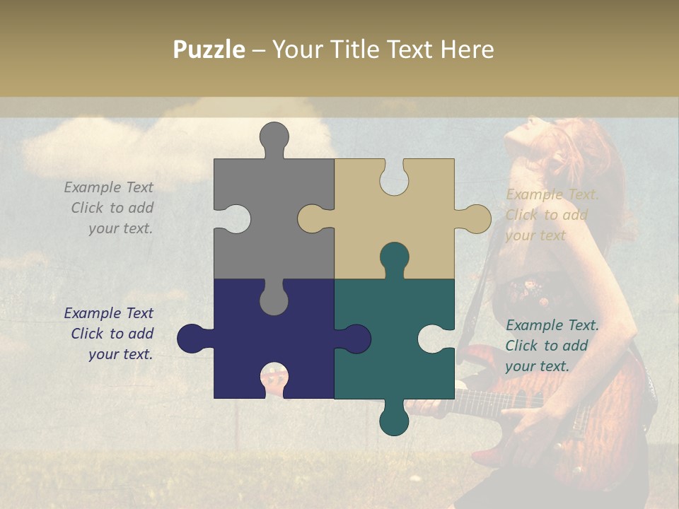 Music Clothes Keep PowerPoint Template