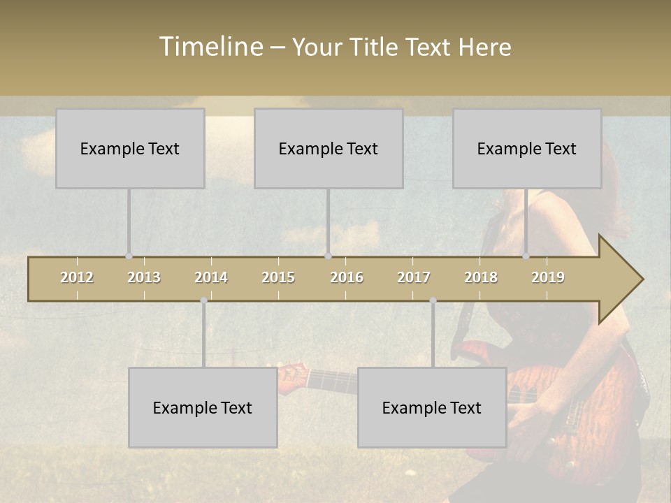 Music Clothes Keep PowerPoint Template