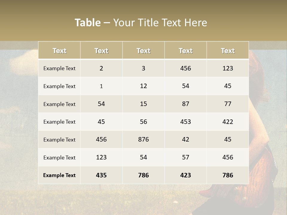 Music Clothes Keep PowerPoint Template