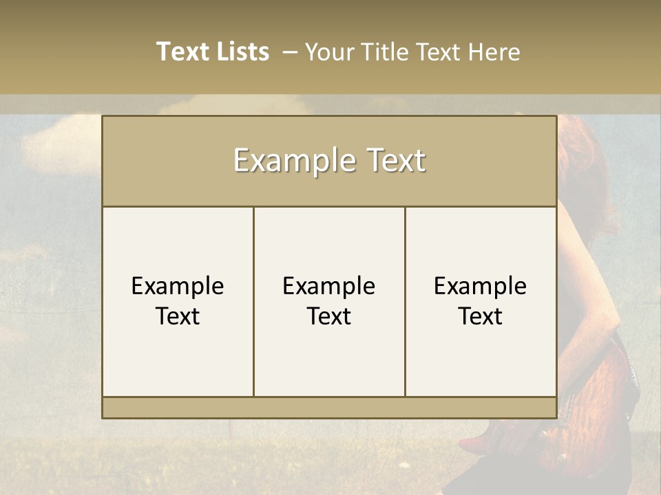 Music Clothes Keep PowerPoint Template