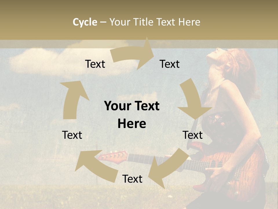 Music Clothes Keep PowerPoint Template