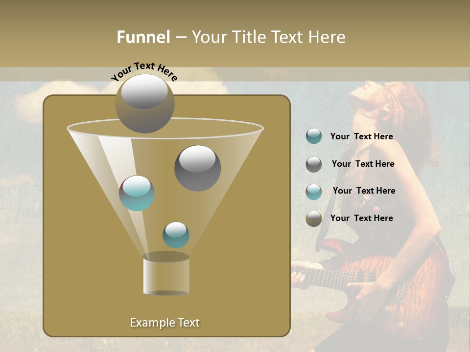 Music Clothes Keep PowerPoint Template