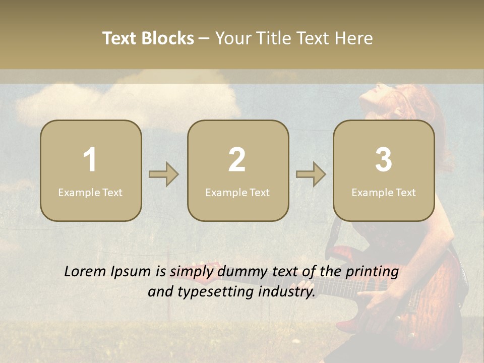 Music Clothes Keep PowerPoint Template