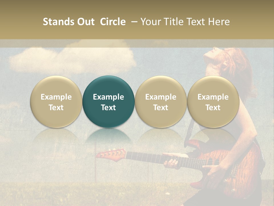 Music Clothes Keep PowerPoint Template