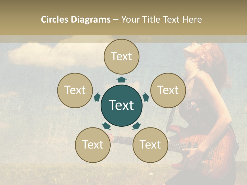 Music Clothes Keep PowerPoint Template