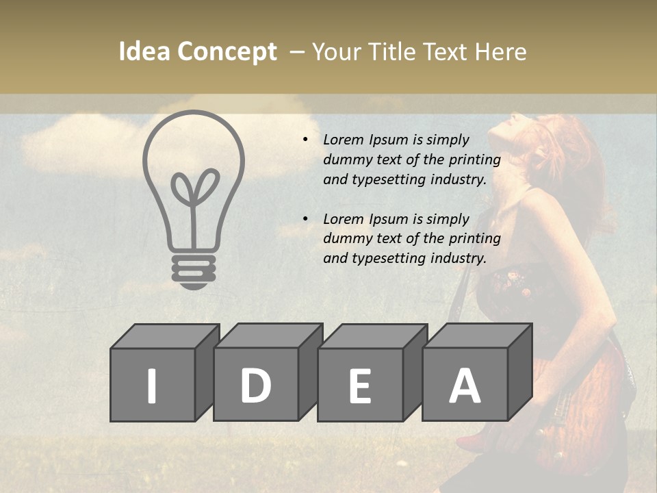 Music Clothes Keep PowerPoint Template