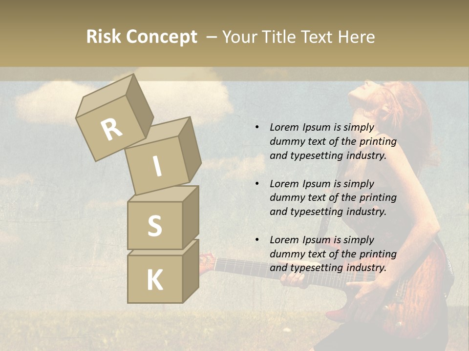 Music Clothes Keep PowerPoint Template