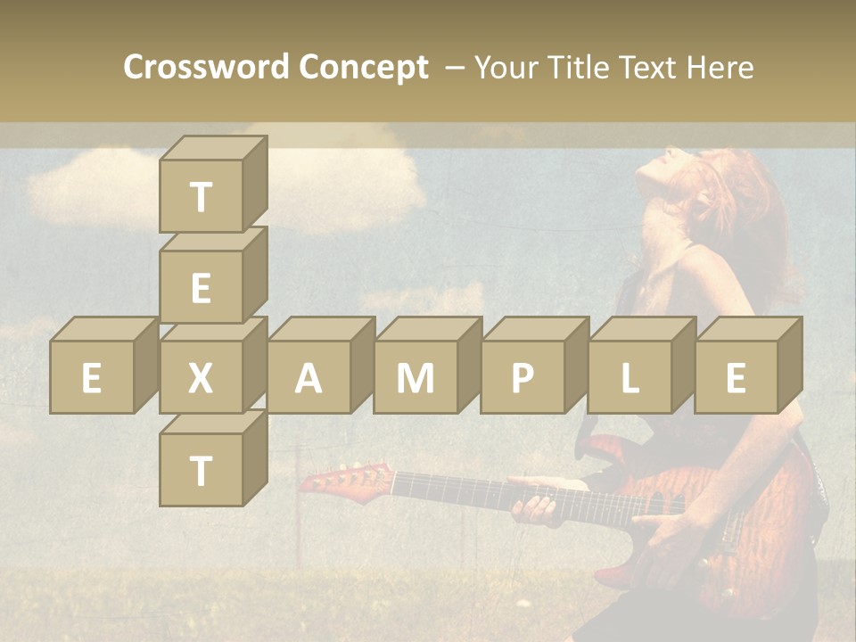 Music Clothes Keep PowerPoint Template