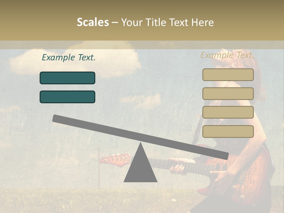 Music Clothes Keep PowerPoint Template