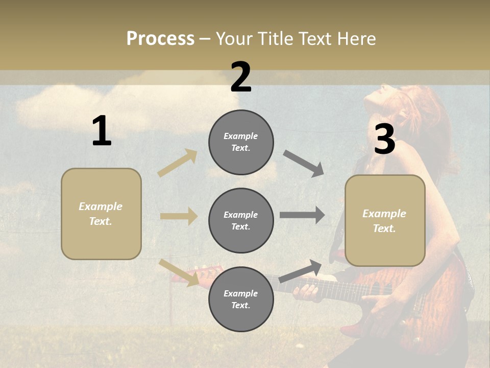 Music Clothes Keep PowerPoint Template